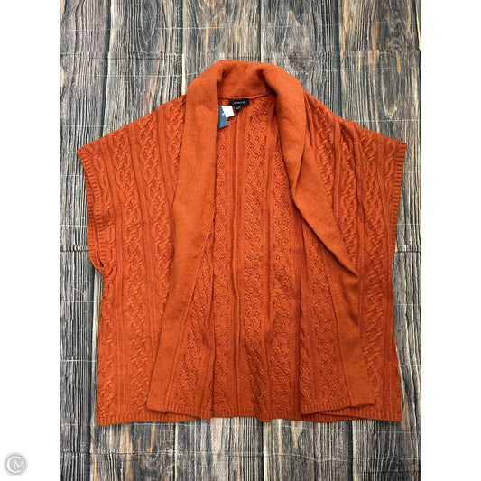 Cardigan By Lands End In Orange, Size: 3x