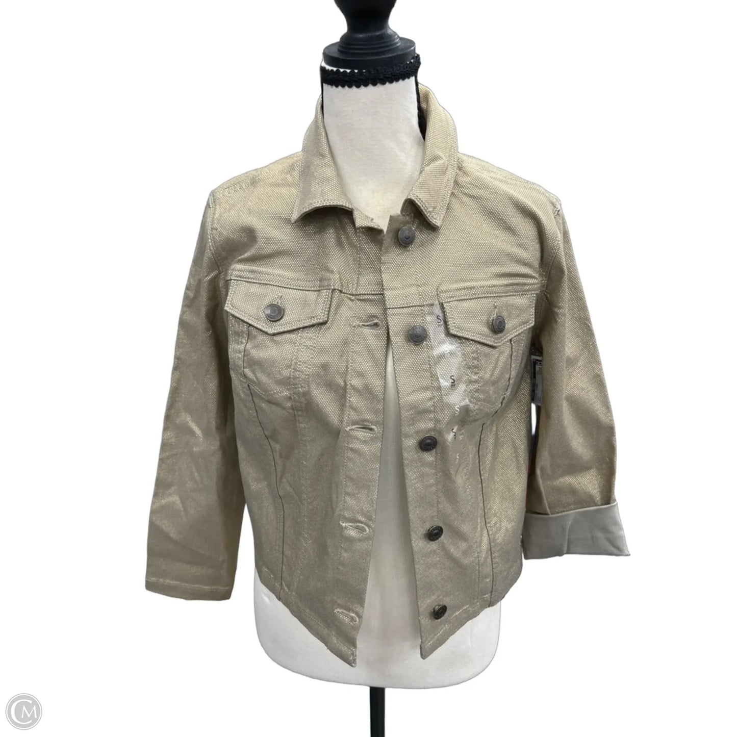 Jacket Other By Tommy Hilfiger In Gold, Size: S