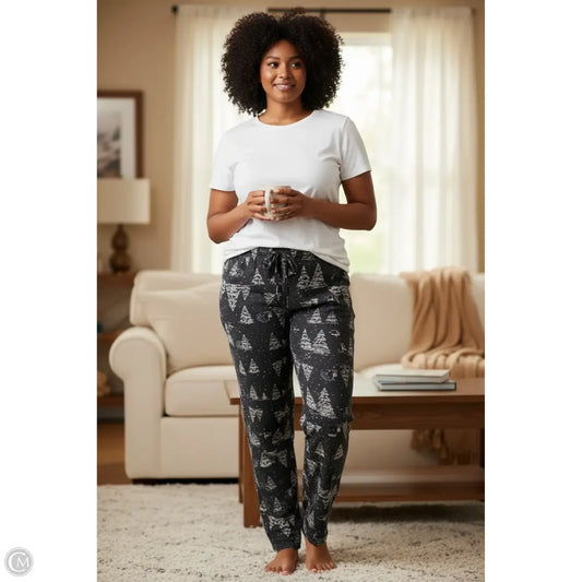 Pajama Pants By Clothes Mentor In Black, Size: 3x