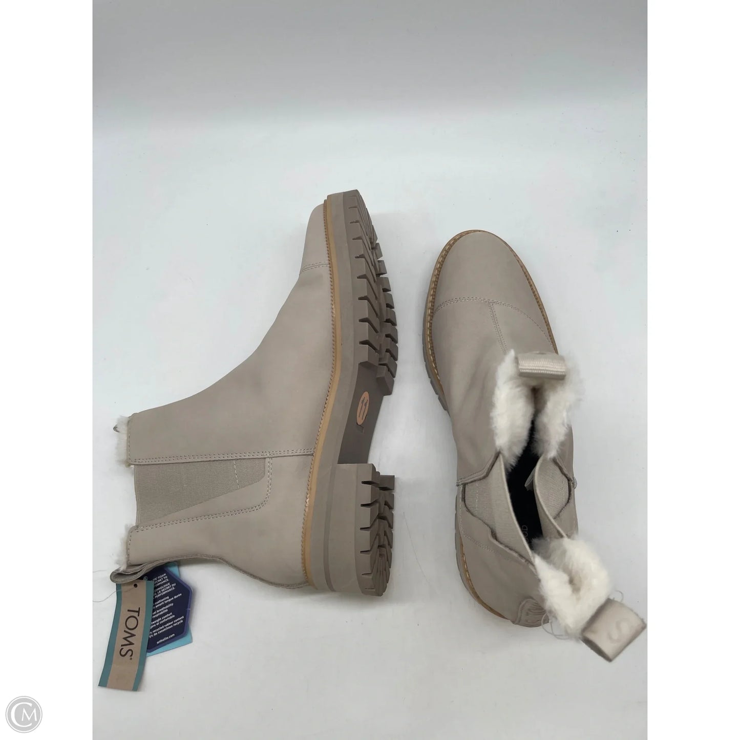 Boots Ankle Heels By Toms In Tan, Size: 11