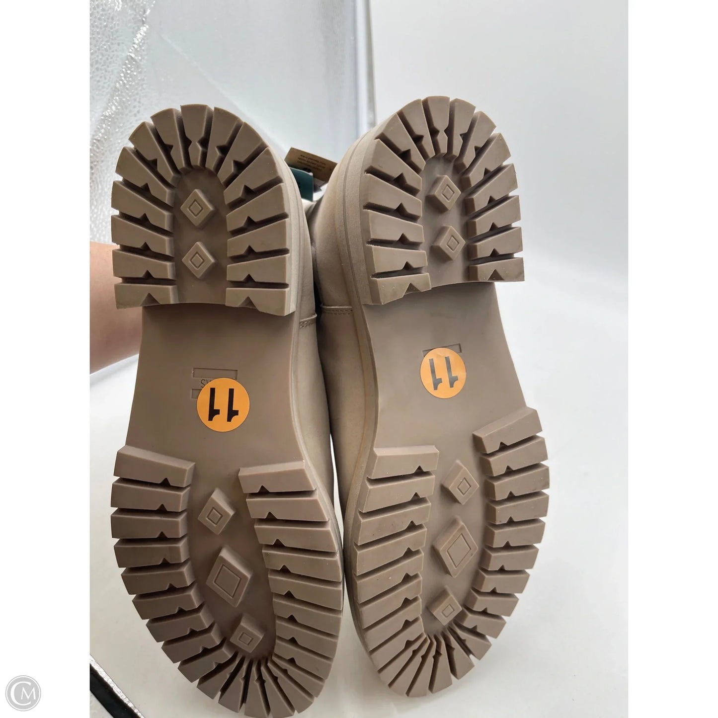 Boots Ankle Heels By Toms In Tan, Size: 11