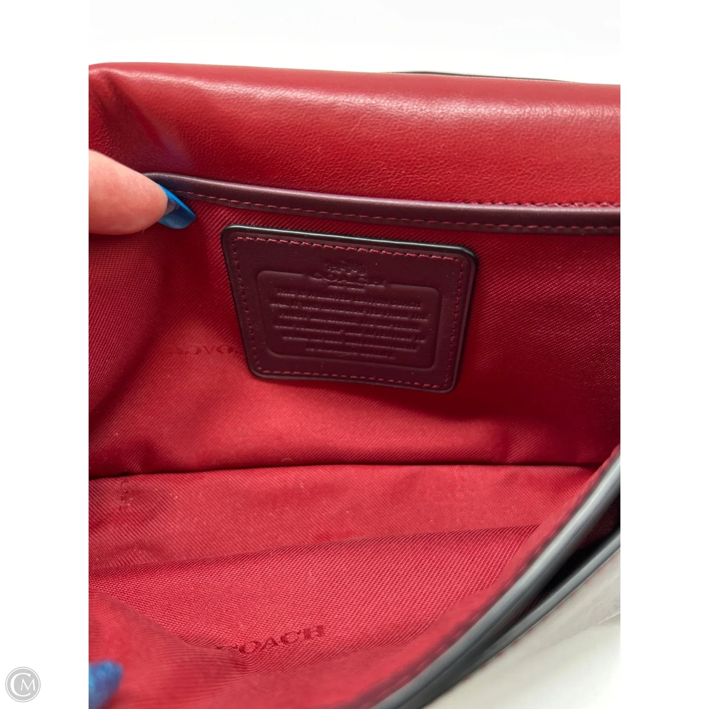 Handbag Designer By Coach, Size: Medium