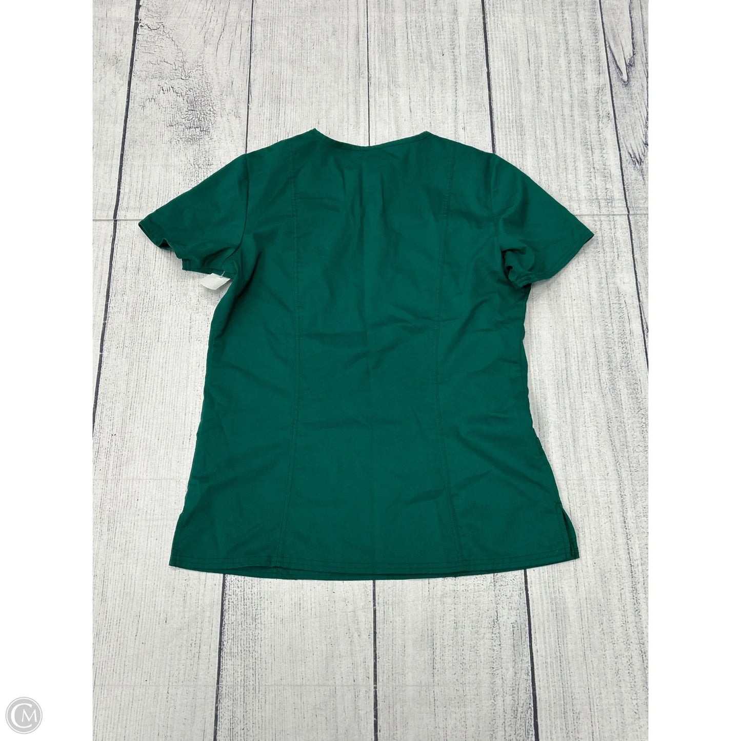 Top Short Sleeve By Cherokee In Green, Size: S