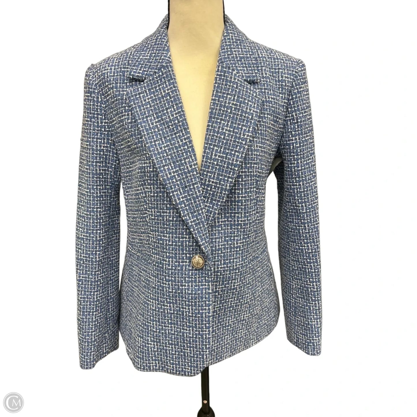 Blazer By Free Assembly In Blue, Size: S