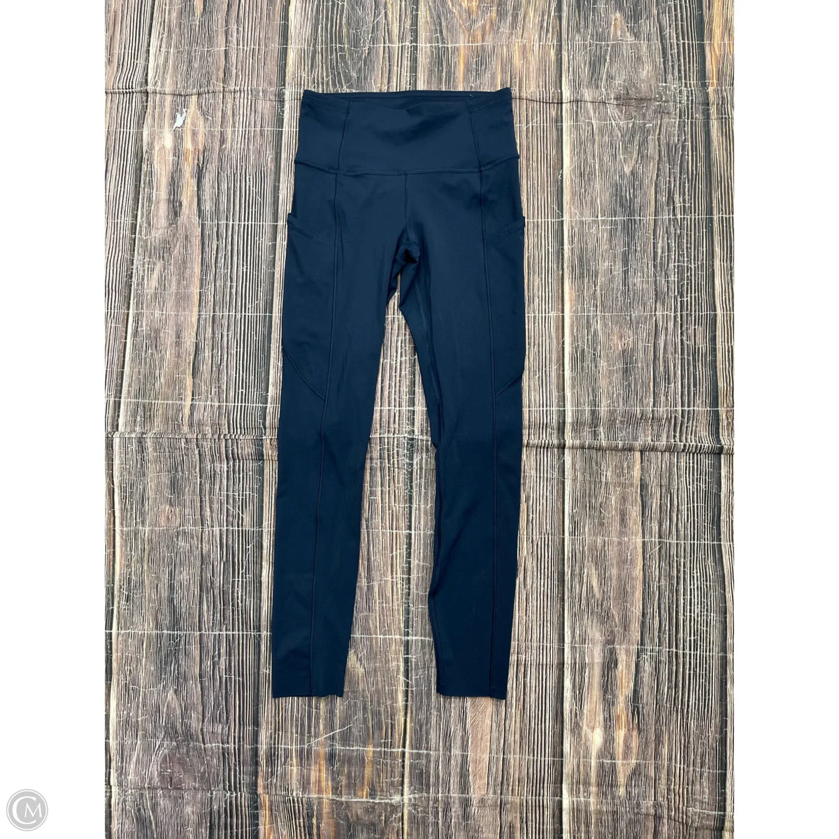 Athletic Capris By Lululemon In Navy, Size: 4