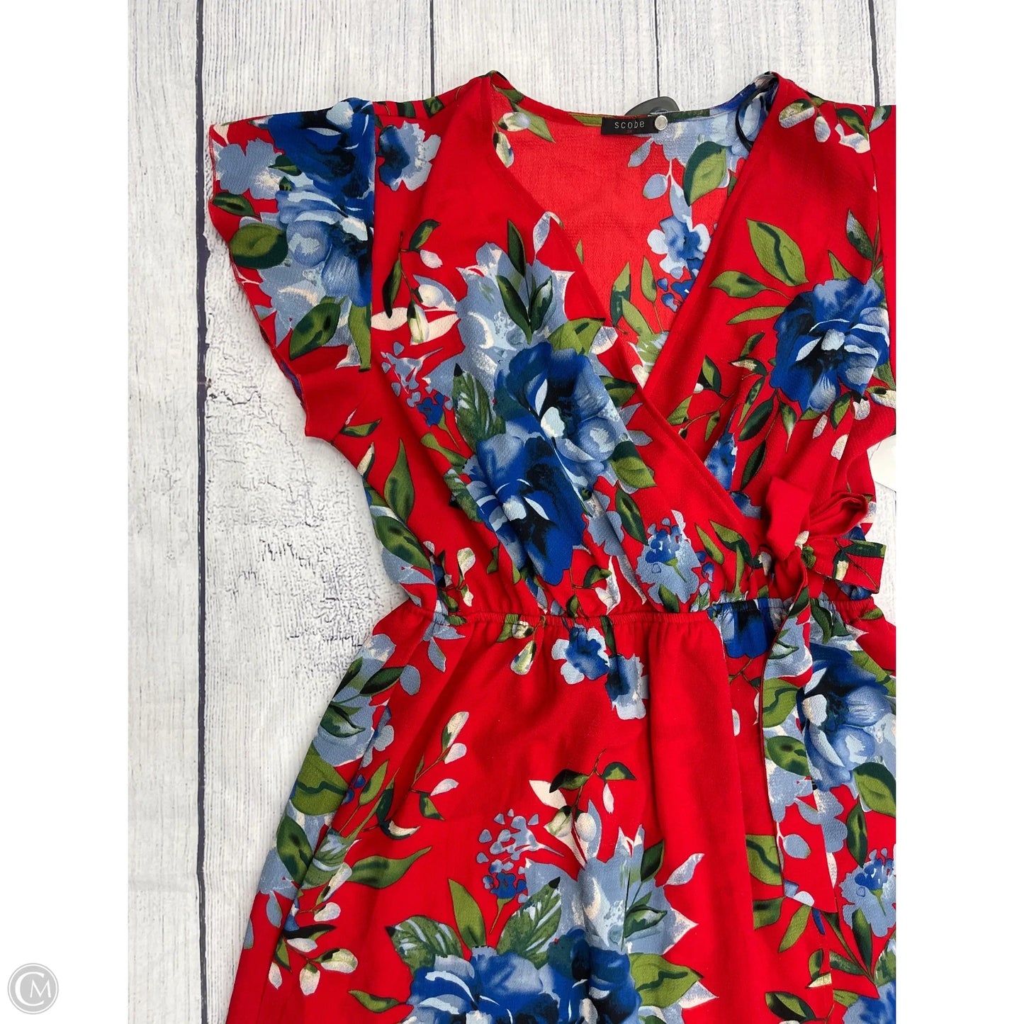 Dress Casual Maxi By Clothes Mentor In Red, Size: 3x