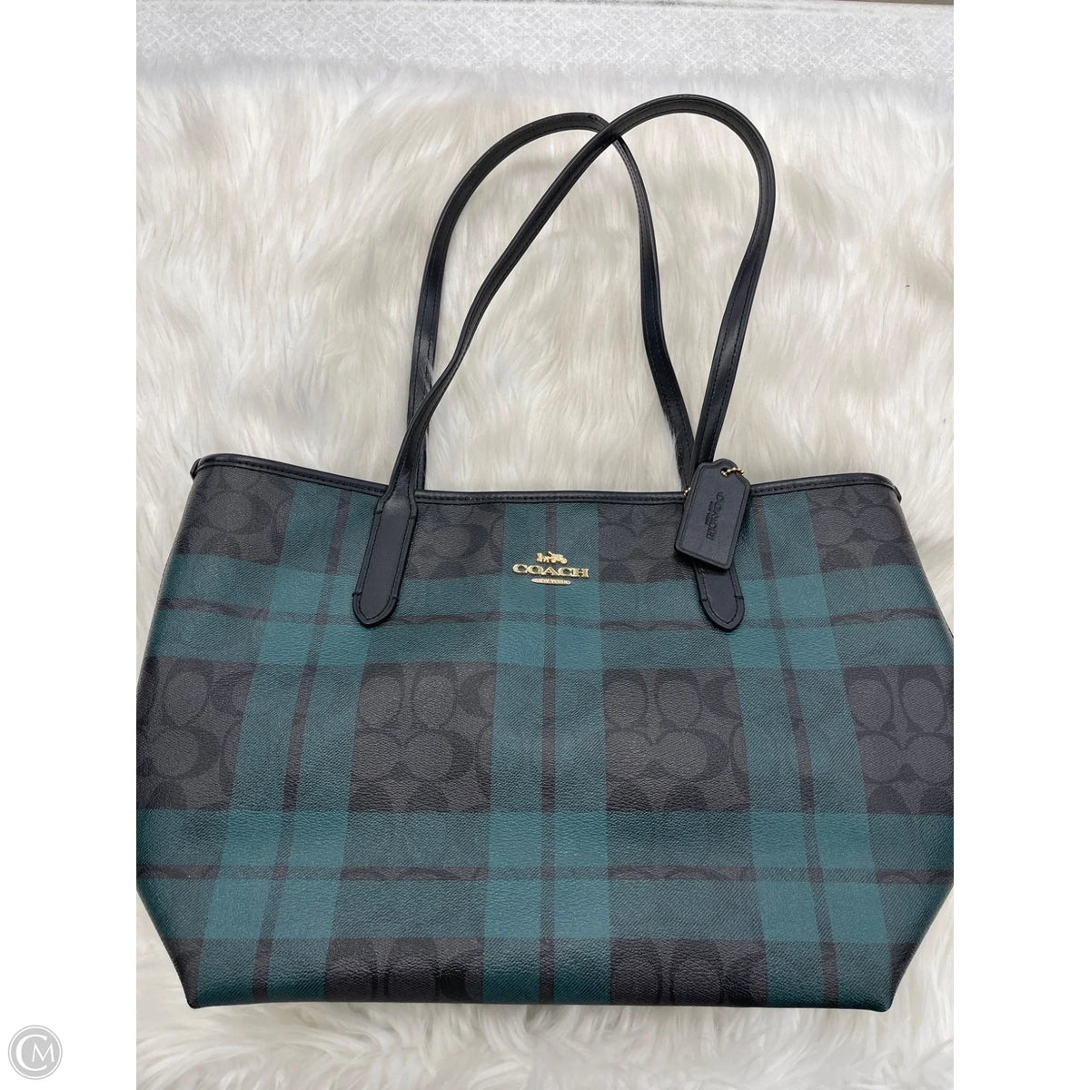 Handbag Designer By Coach, Size: Large