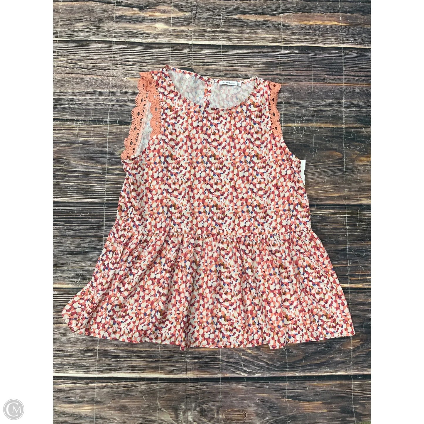 Tank Top By Staccato In Pink, Size: S