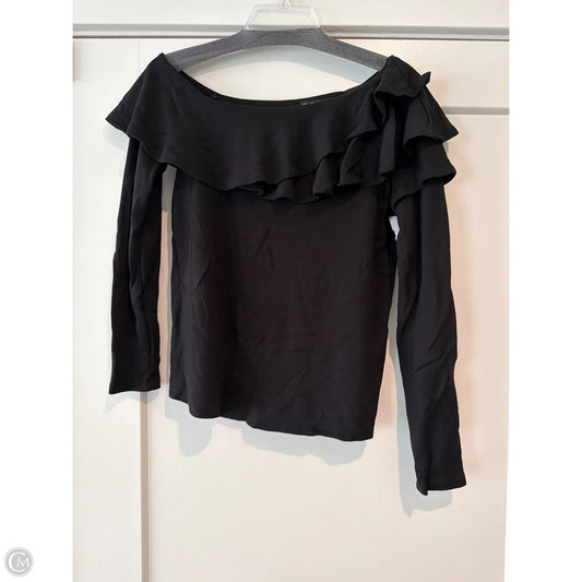 Top Long Sleeve By Gibson In Black, Size: Xs