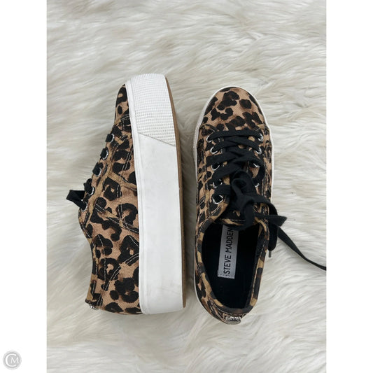 Shoes Sneakers By Steve Madden In Animal Print, Size: 6.5