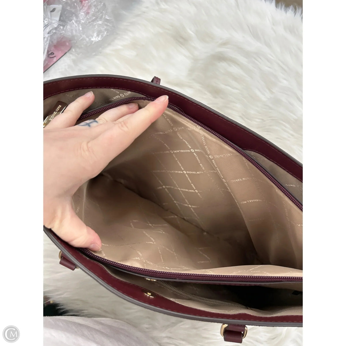 Handbag Designer By Michael Kors, Size: Large