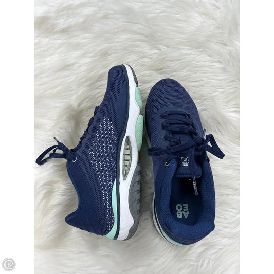 Shoes Athletic By Abeo In Blue, Size: 8.5