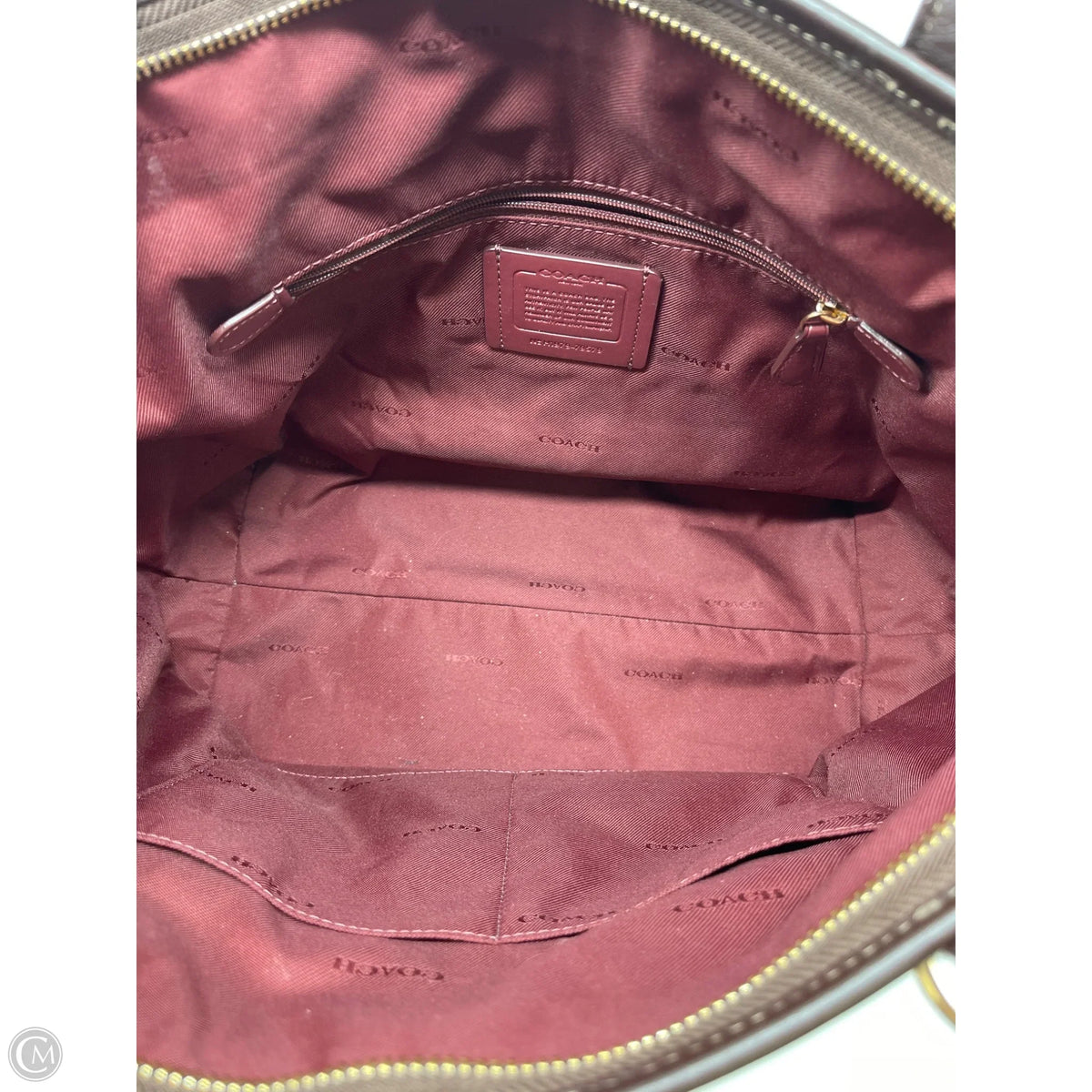 Handbag Designer By Coach, Size: Large