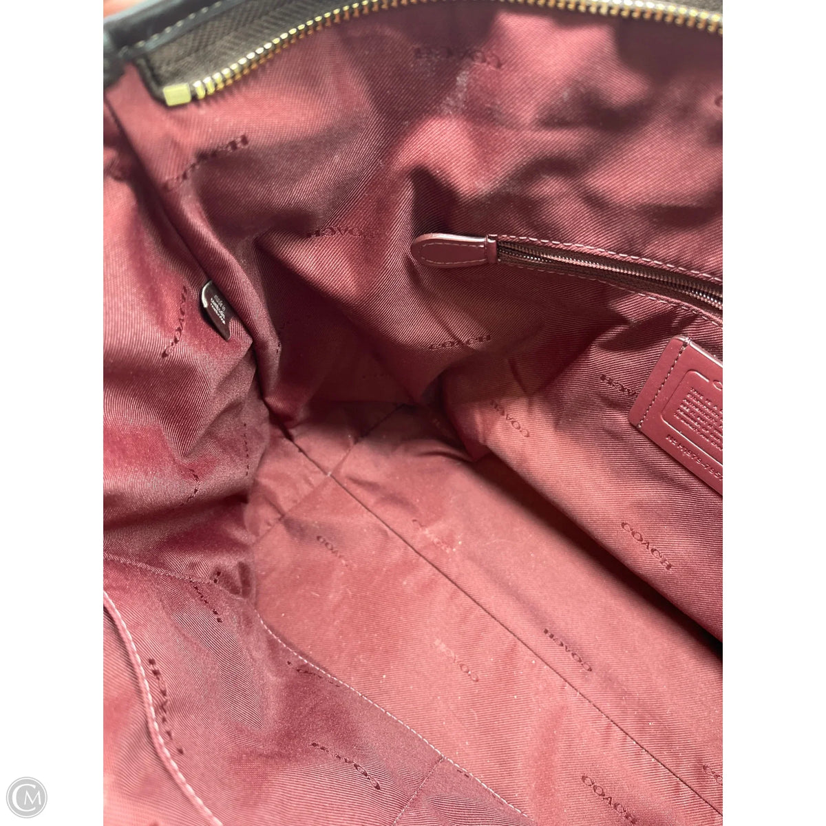 Handbag Designer By Coach, Size: Large