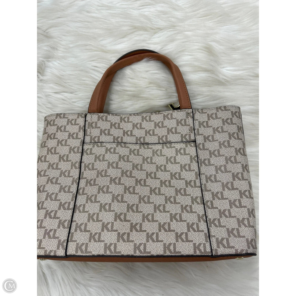 Handbag Designer By Karl Lagerfeld, Size: Medium