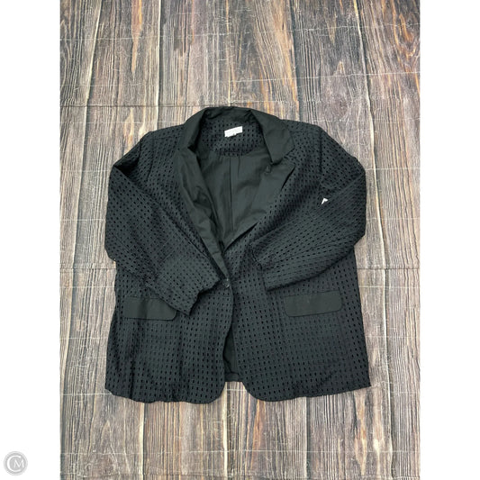 Blazer By Susan Graver In Black, Size: 1x