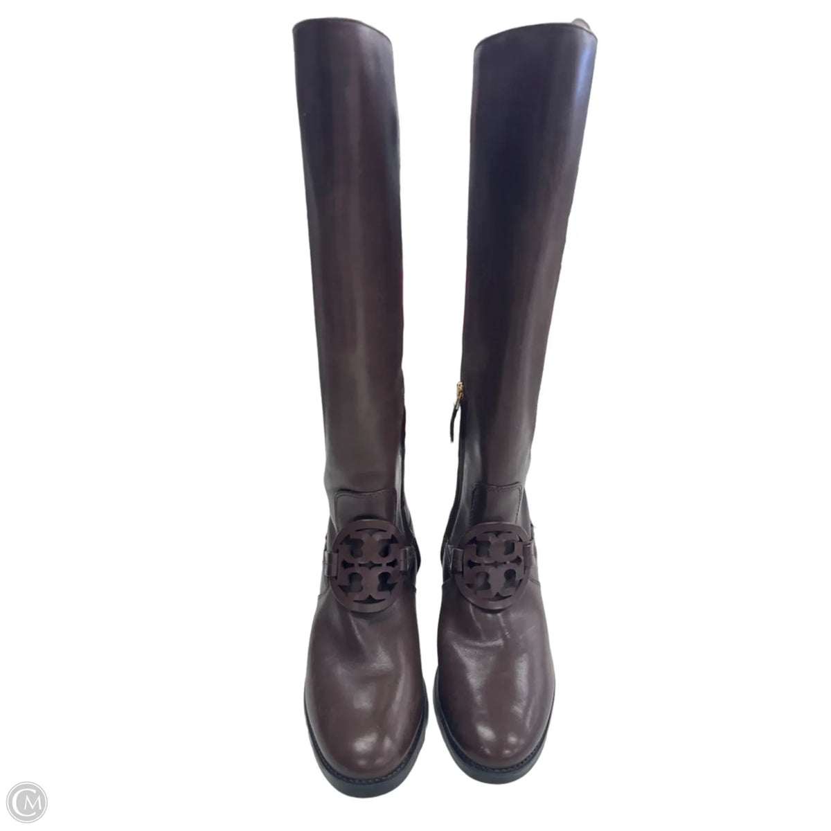 Boots Designer By Tory Burch In Brown, Size: 7