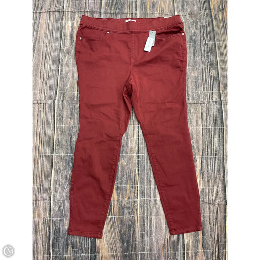 Pants Other By Lane Bryant In Red, Size: 20