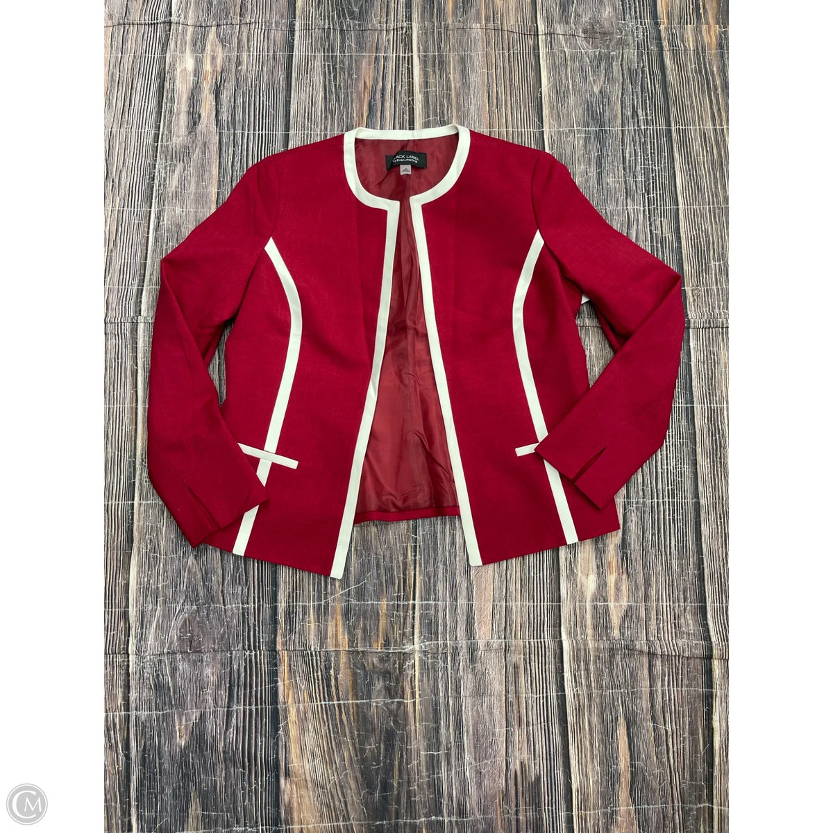 Blazer By Black Label In Red, Size: 10