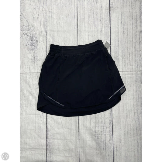 Athletic Skort By Lululemon In Black, Size: 8