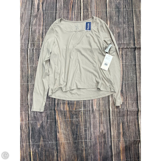 Top Long Sleeve By Danskin In Brown, Size: L