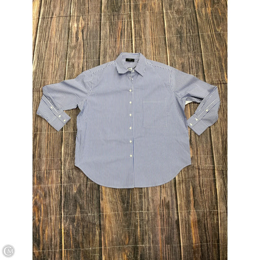 Top Long Sleeve By Tahari In Blue, Size: S