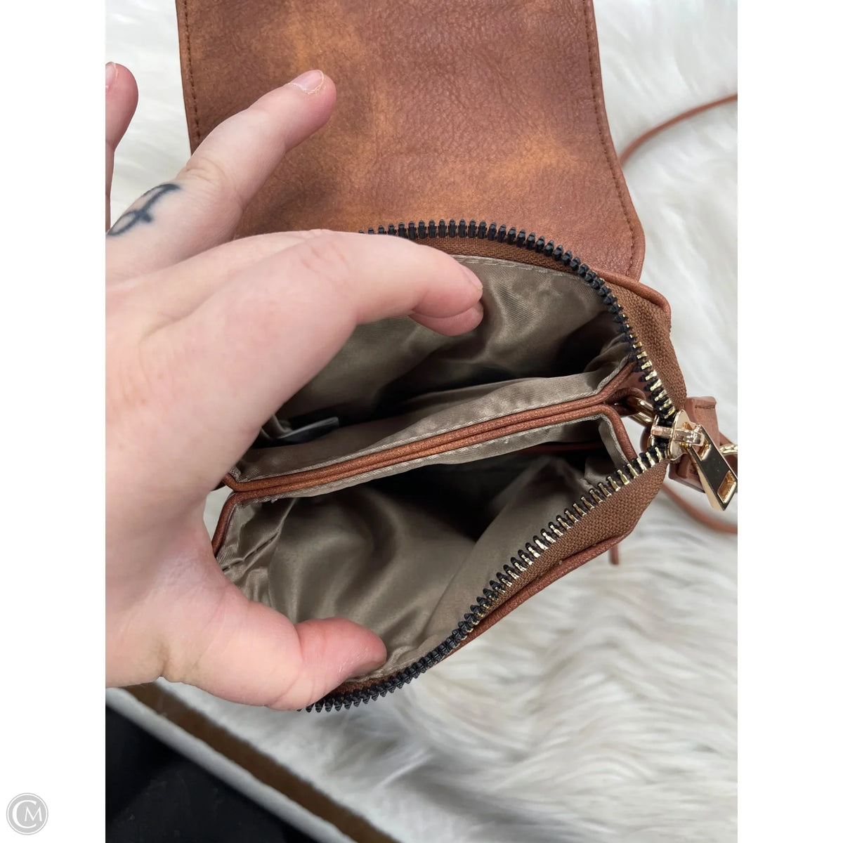 Handbag By Bostanten, Size: Small