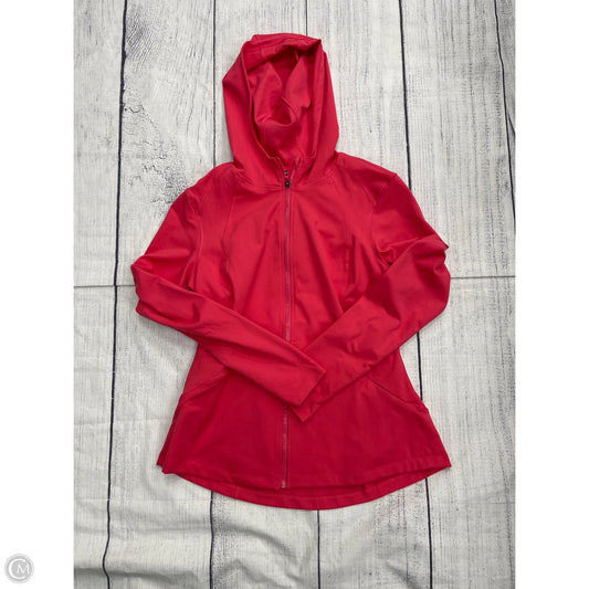 Athletic Jacket By Spyder In Pink, Size: L