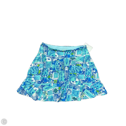 Skort Designer By Lilly Pulitzer In Blue, Size: Xs