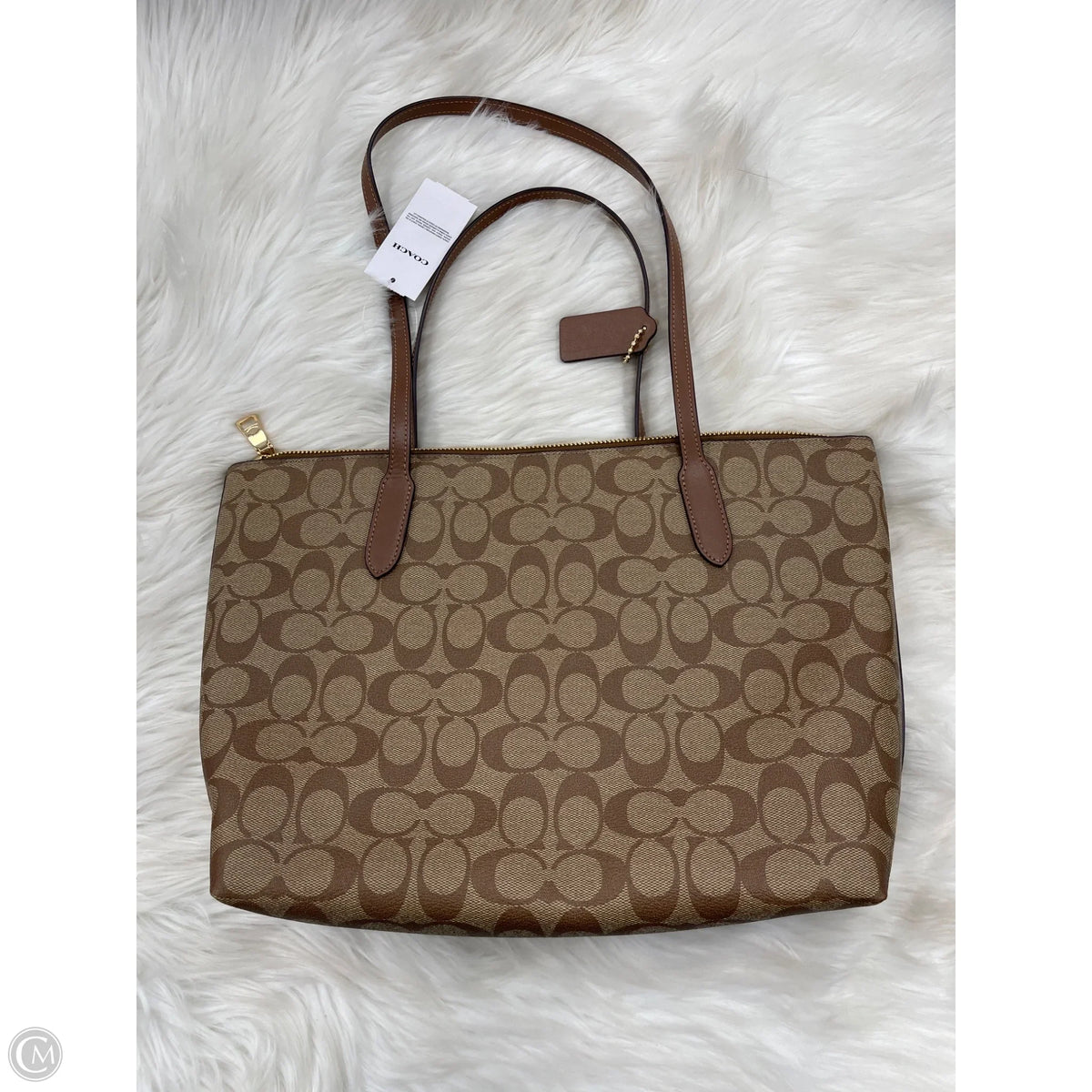 Handbag Designer By Coach, Size: Large