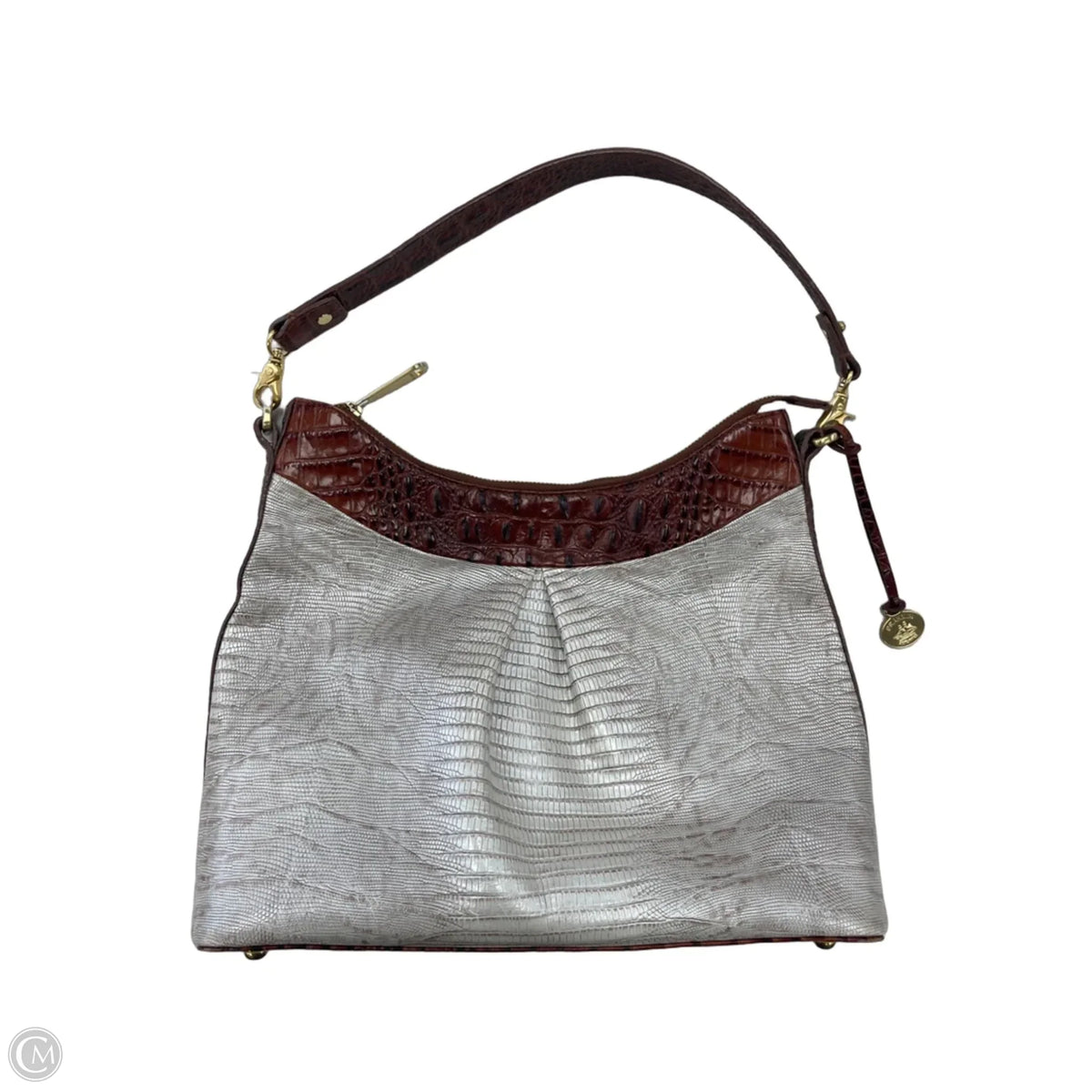 Handbag Designer By Brahmin, Size: Large