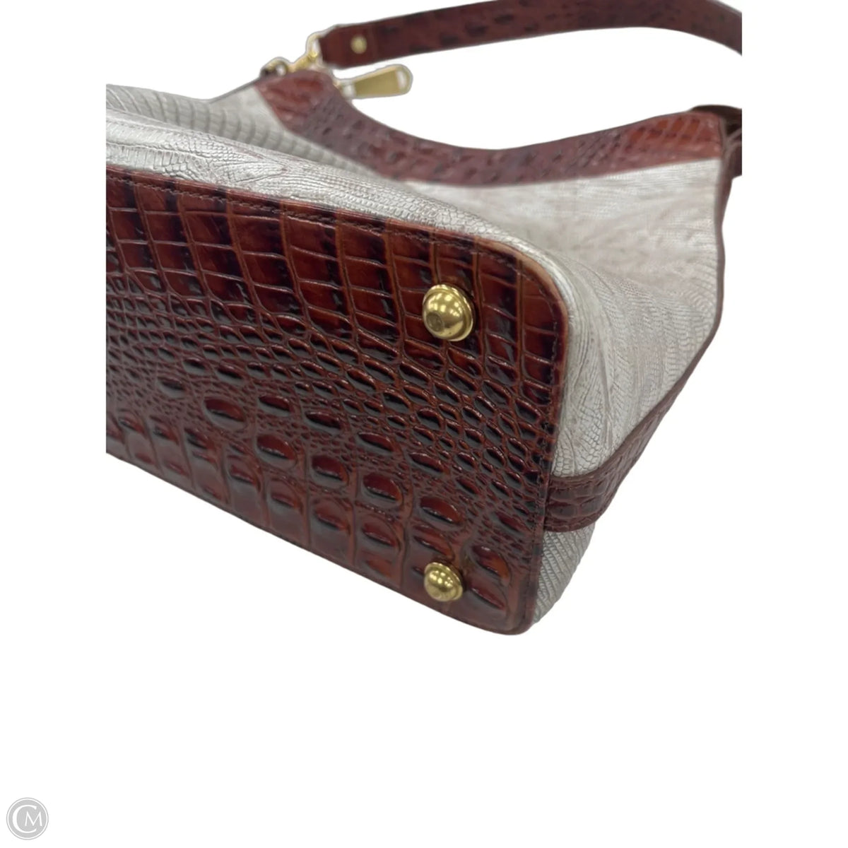 Handbag Designer By Brahmin, Size: Large