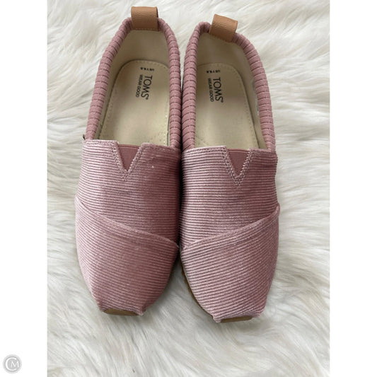Shoes Flats By Toms In Pink, Size: 5.5