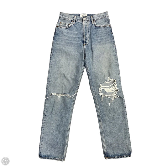 Jeans Designer By Agolde In Blue Denim, Size: 4
