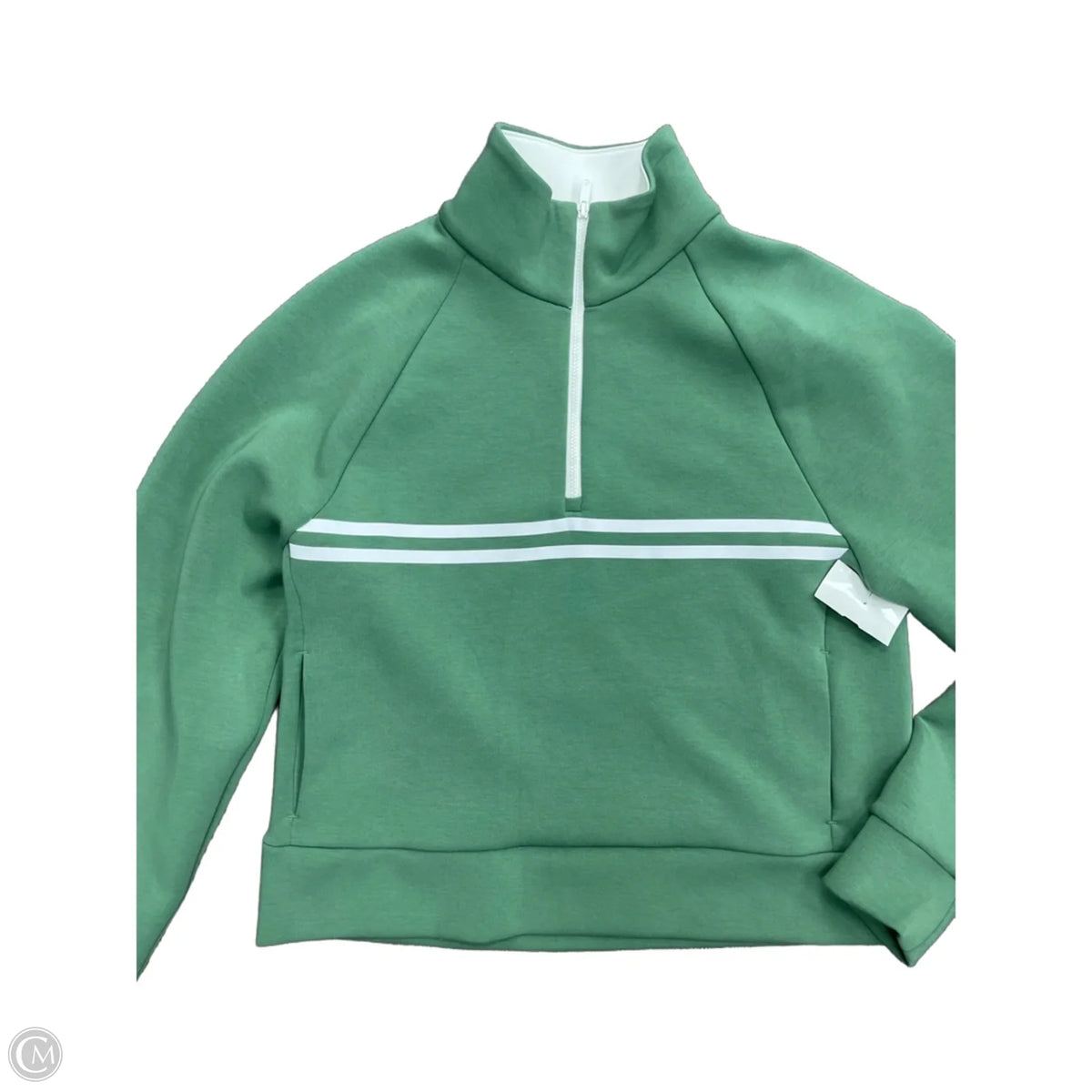 Athletic Sweatshirt Collar By Calia In Green, Size: S