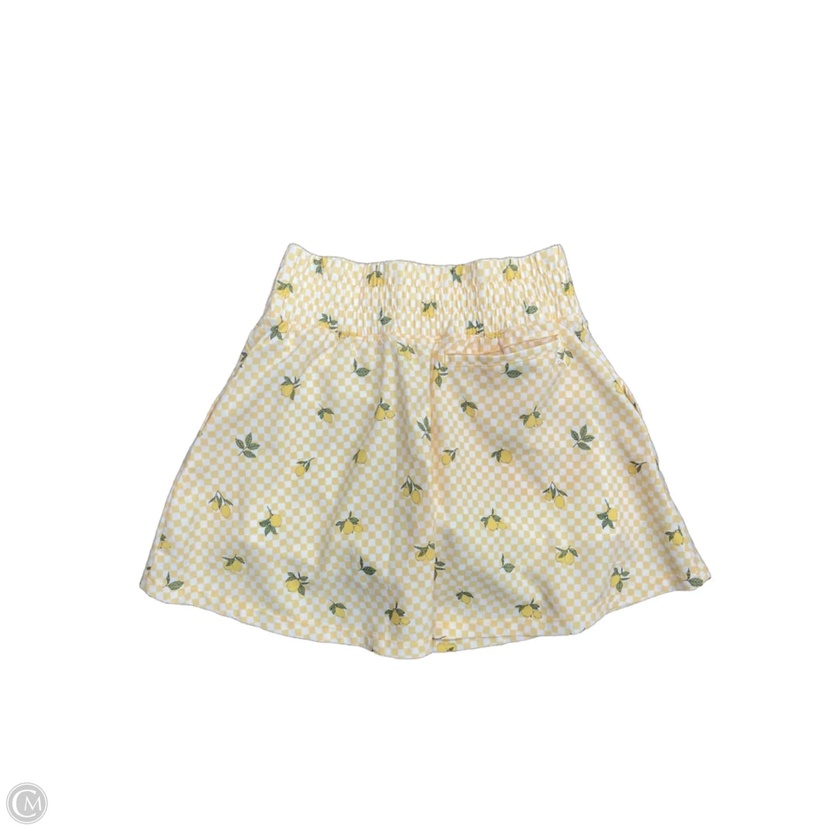 Athletic Skort By Puma In Yellow, Size: S