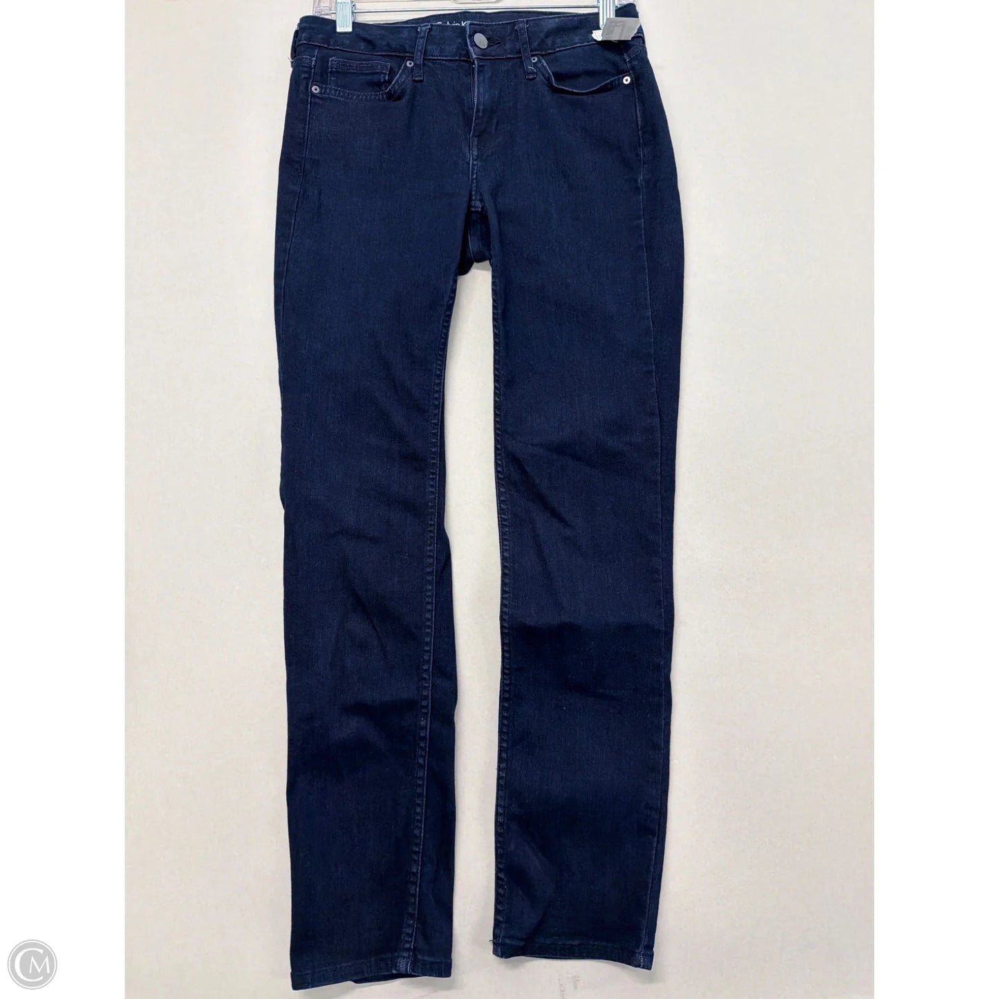 Jeans Skinny By Calvin Klein In Blue Denim, Size: 4