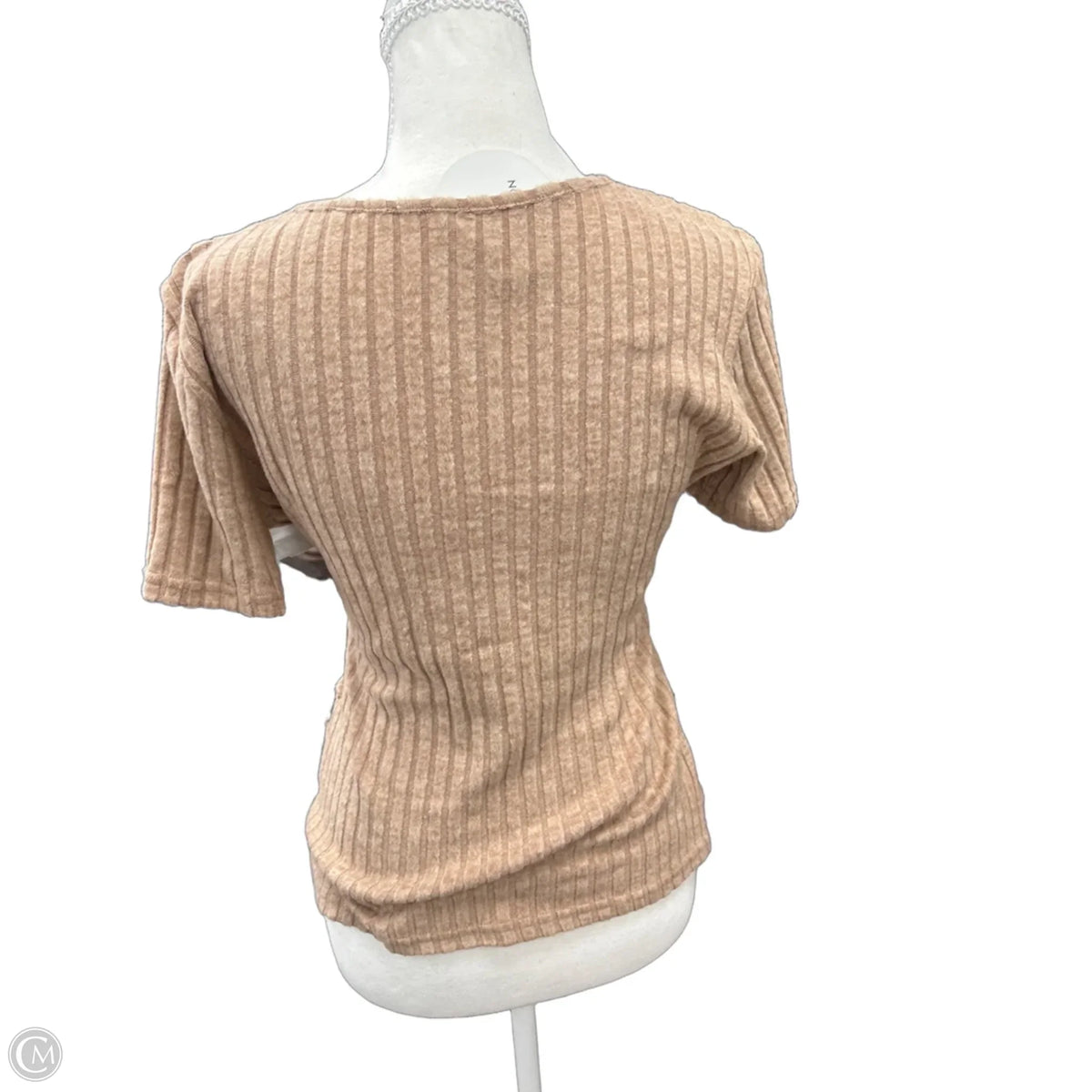 Top Short Sleeve By Anrabess In Brown, Size: M