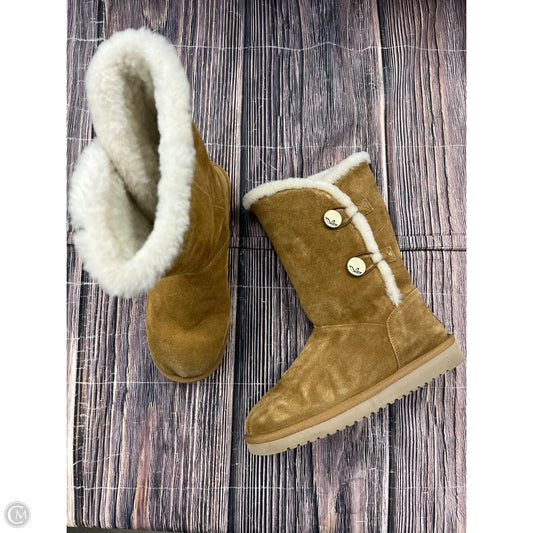 Boots Mid-calf Flats By Koolaburra By Ugg In Brown, Size: 6