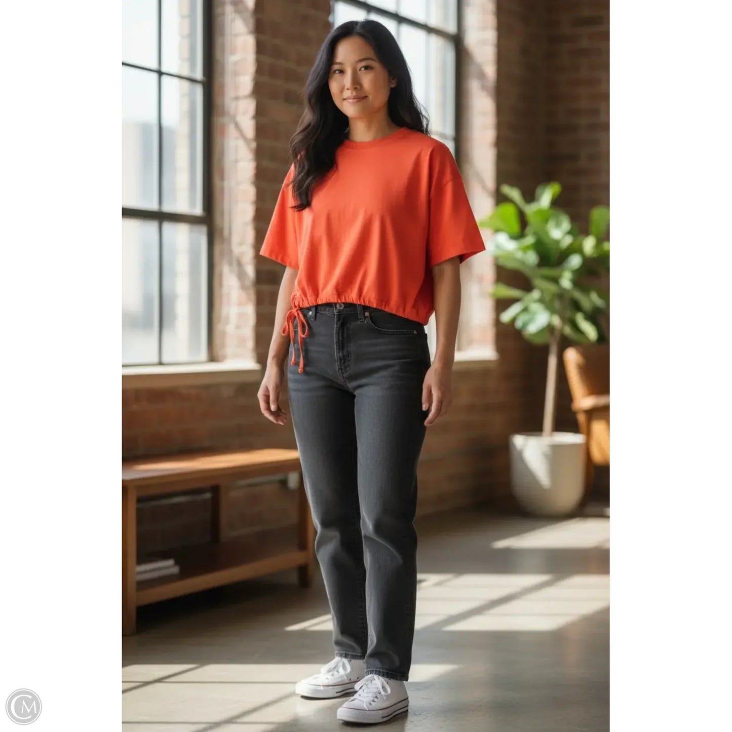 Top Short Sleeve By Pilcro In Red, Size: S