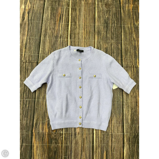 Sweater Short Sleeve By Ann Taylor In Purple, Size: M