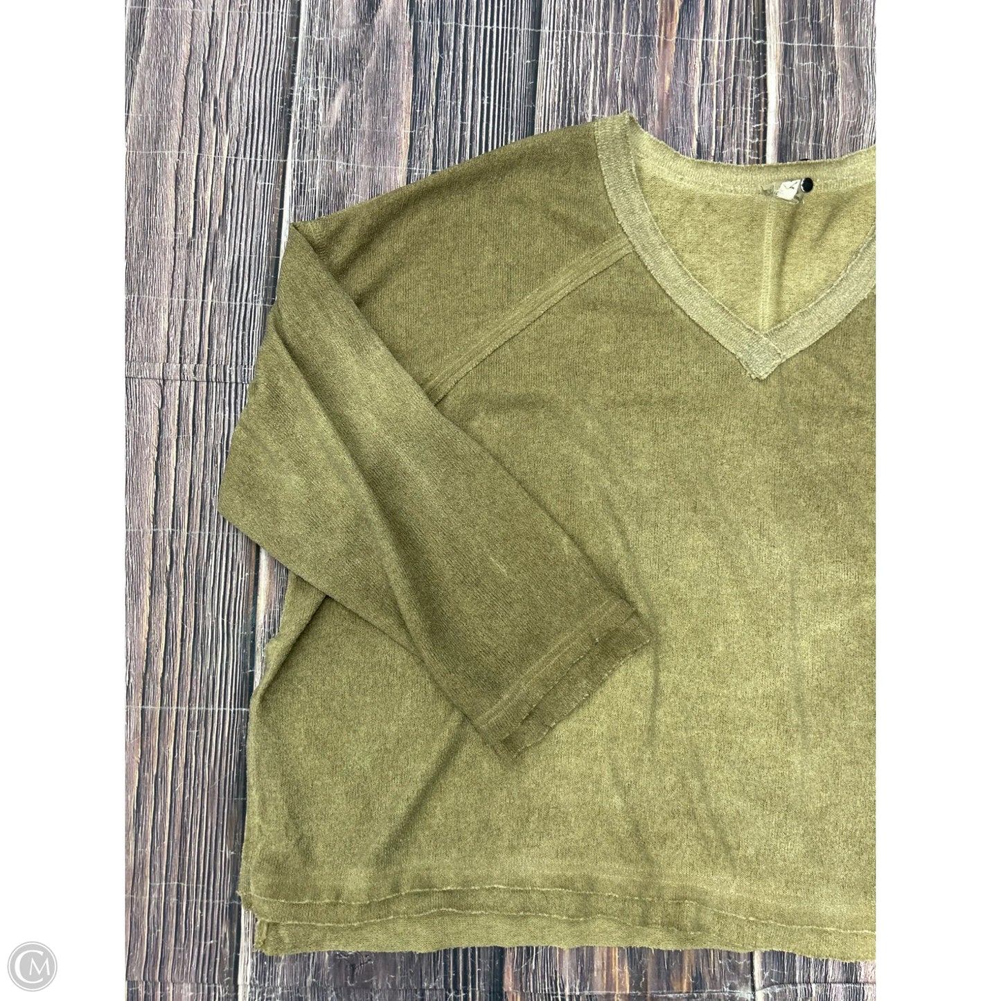 Sweater By Pol In Green, Size: L
