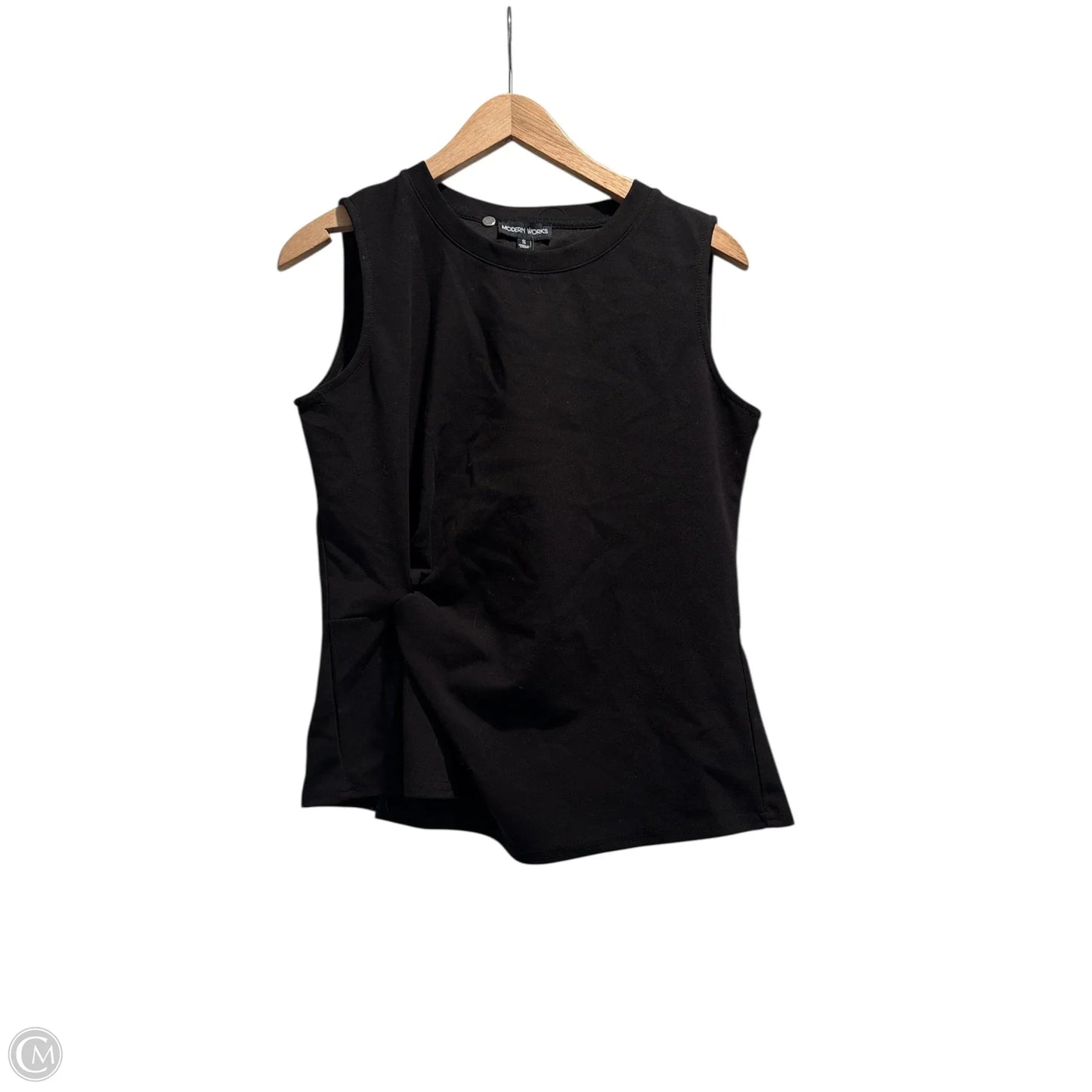 Tank Top By Modern Works In Black, Size: S