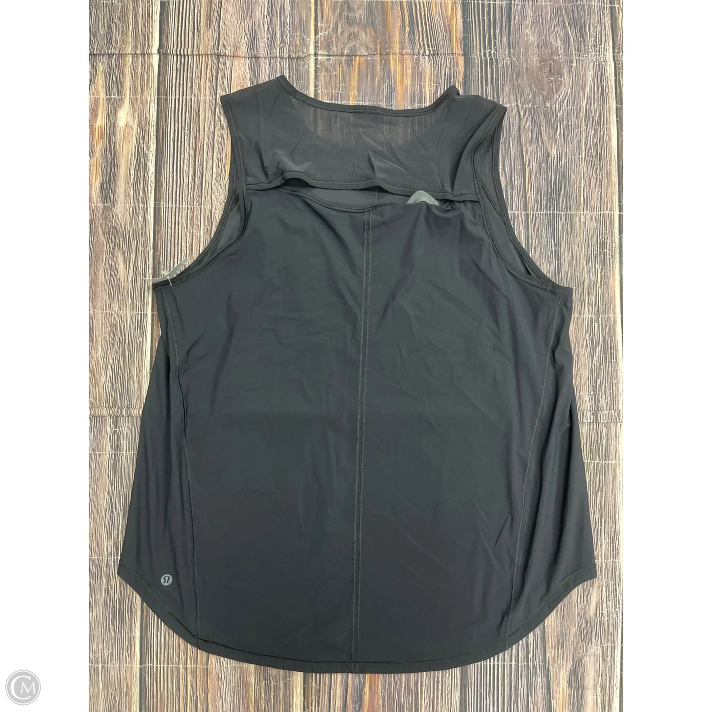 Athletic Tank Top By Lululemon In Black, Size: 12