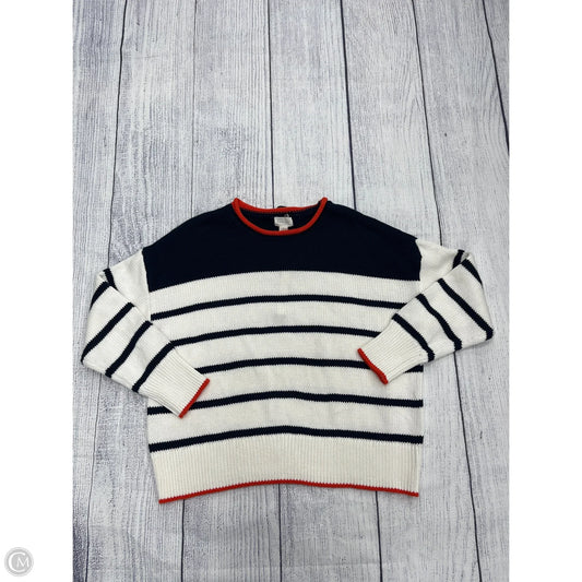 Sweater By Caslon In White, Size: Xl