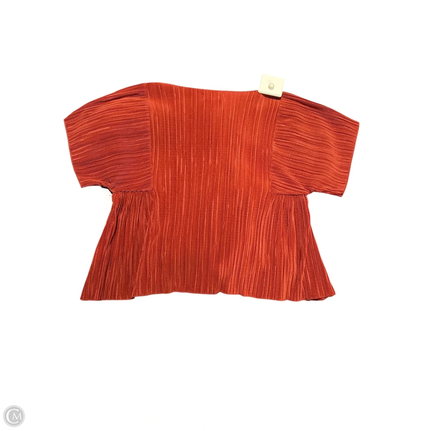 Top Short Sleeve By Madewell In Orange, Size: S