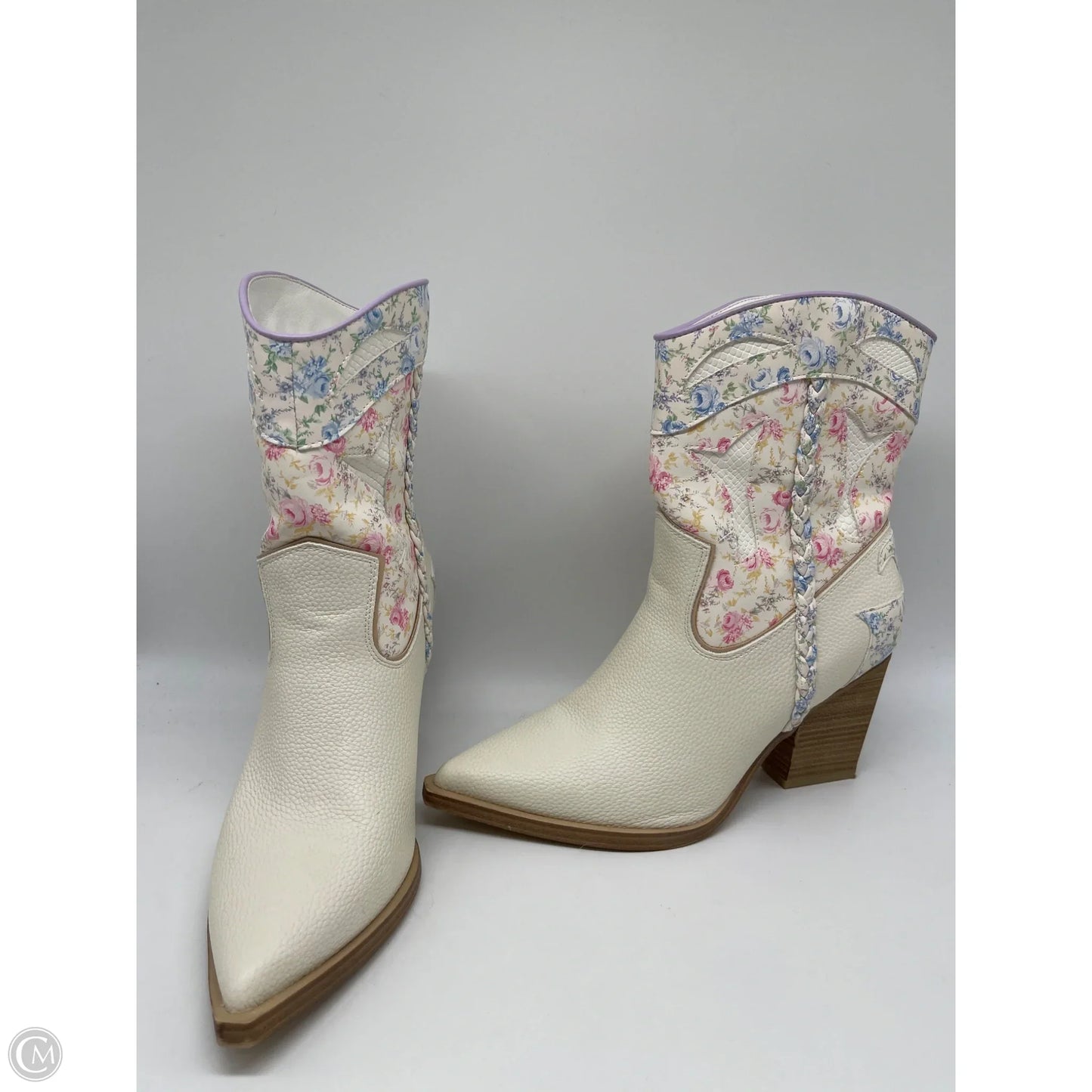 Boots Ankle Heels By Altard State In White, Size: 9