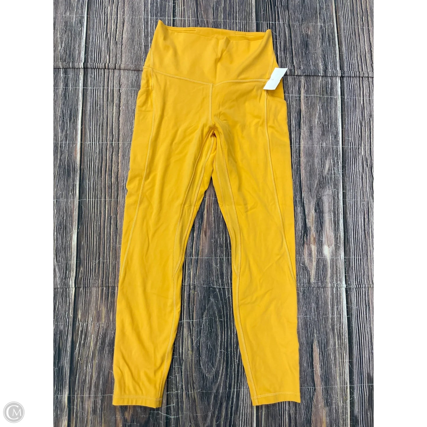 Athletic Leggings By Lululemon In Orange, Size: 6