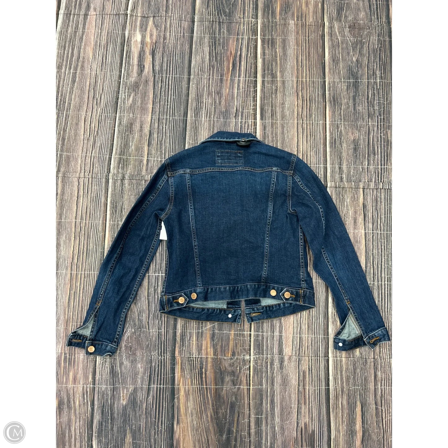 Jacket Denim By Loft In Blue Denim, Size: Xs