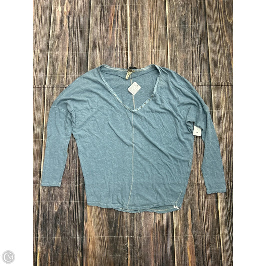 Top Long Sleeve By We The Free In Blue, Size: L